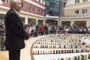 125 godina Subotičke biblioteke - domino spektakl "Knjigotres"