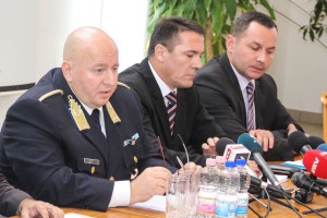 Konferencija za medije povodom razbijanja međunarodne grupe kradljivaca automobila