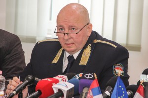 Konferencija za medije povodom razbijanja međunarodne grupe kradljivaca automobila