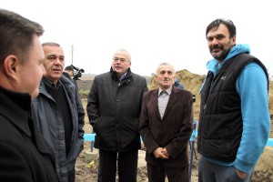 Obilazak radova na izgradnji vodovodne i kanalizacione mreže u Aleksandrovu i na Makovoj sedmici
