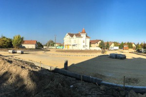 Radovi na izgradnji kružnog toka na Majšanskom putu