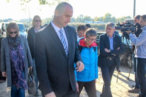 Poseta nemačke delegacije prihvatilištu za migrante