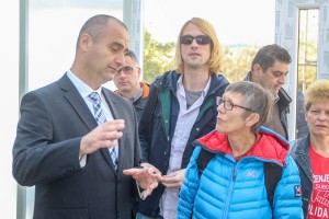 Poseta nemačke delegacije prihvatilištu za migrante