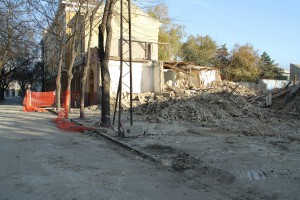 Srušeni objekti u Ulici Petefi Šandora broj 3 i 5