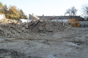 Srušeni objekti u Ulici Petefi Šandora broj 3 i 5