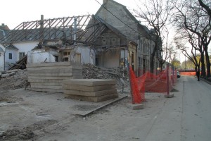 Srušeni objekti u Ulici Petefi Šandora broj 3 i 5
