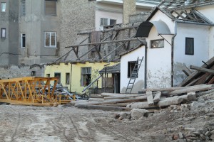 Srušeni objekti u Ulici Petefi Šandora broj 3 i 5