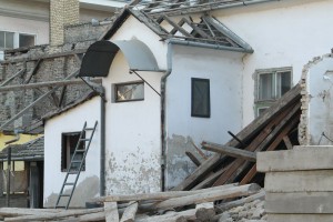 Srušeni objekti u Ulici Petefi Šandora broj 3 i 5
