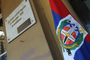 Polaganje venaca na Spomen ploču oslobodiocima Subotice