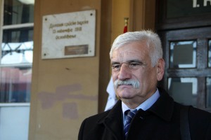 Polaganje venaca na Spomen ploču oslobodiocima Subotice