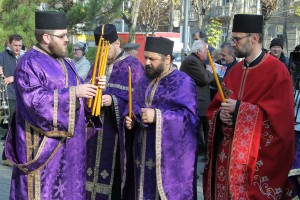 Polaganje venaca na Spomenik palim junacima u oslobodilačkim ratovima 1912-1918. godine