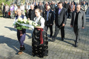 Polaganje venaca na Spomenik palim junacima u oslobodilačkim ratovima 1912-1918. godine