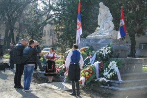 Polaganje venaca na Spomenik palim junacima u oslobodilačkim ratovima 1912-1918. godine