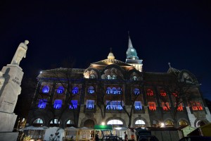 Gradska kuća u bojama francuske zastave