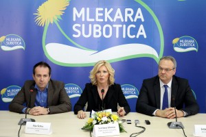 Ministar Sertić na otvaranju nove proizvodne linija u Mlekari Subotica