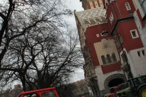 Traktori pred Gradskom kućom