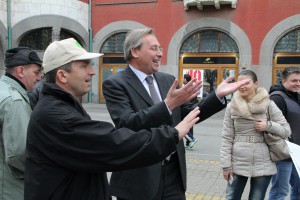Traktori pred Gradskom kućom