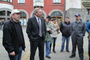 Traktori pred Gradskom kućom