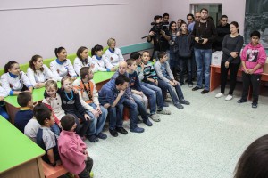 Poseta košarkašica Spartaka Domu učenika "Dositej Obradović"