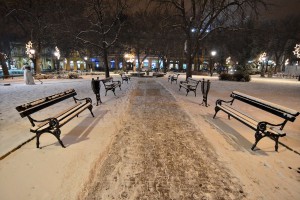 Prvi sneg u Subotici