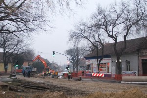 Radovi na raskrsnici Kelebijskog puta i ulice Petefi Šandora