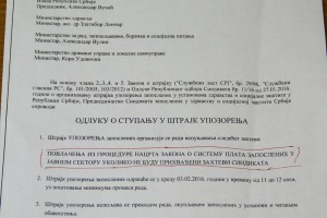 Štrajk upozorenja zaposlenih u zdravstvu i socijalnoj zaštiti