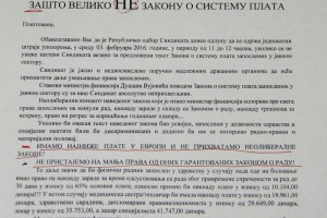 Štrajk upozorenja zaposlenih u zdravstvu i socijalnoj zaštiti