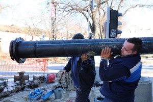 Obilazak radova na izgradnji Kolektora II