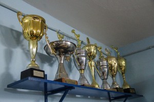 Na treningu Kluba dizača tegova "Spartak"