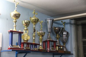 Na treningu Kluba dizača tegova "Spartak"