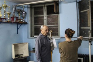 Na treningu Kluba dizača tegova "Spartak"