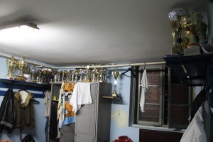 Na treningu Kluba dizača tegova "Spartak"