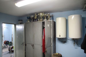 Na treningu Kluba dizača tegova "Spartak"