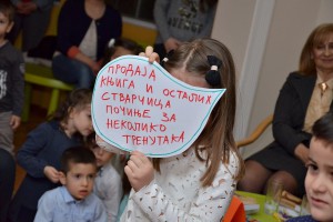Promocija knjige "Tragovima moga psa" u vrtiću "Dambo"