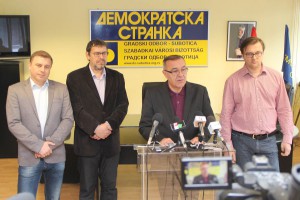 Predstavljanje koalicije "Za pristojnu Suboticu - Demokratska stranka (DSHV, LDP, Nova stranka)"