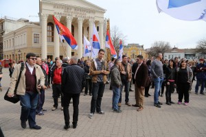 Predsednik Srpske napredne stranke Aleksandar Vučić u poseti Subotici