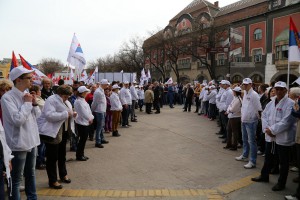 Predsednik Srpske napredne stranke Aleksandar Vučić u poseti Subotici