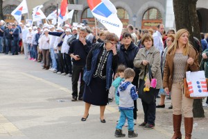 Predsednik Srpske napredne stranke Aleksandar Vučić u poseti Subotici