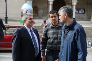 Predsednik Srpske napredne stranke Aleksandar Vučić u poseti Subotici