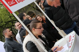 Čedomir Jovanović i Boris Tadić u poseti Subotici