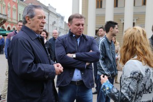 Čedomir Jovanović i Boris Tadić u poseti Subotici