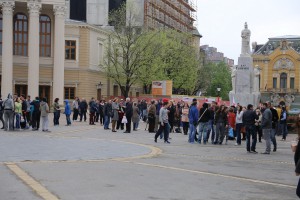 Čedomir Jovanović i Boris Tadić u poseti Subotici