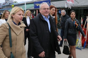 Poseta Igora Mirovića robnoj pijaci "Buvljak"