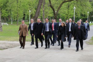 Obilazak obnovljenog dela Letnje pozornice i otvaranje Turističko-informativnog centra na Paliću