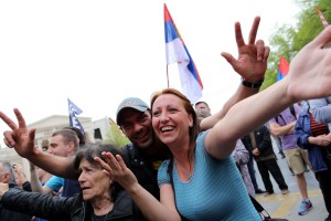 Predizborni miting Srpske radikalne stranke