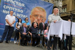 Predizborni miting Srpske radikalne stranke