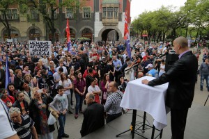 Predizborni miting Srpske radikalne stranke