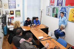 Najava revanš meča polufinala fudbalskog Kupa Srbije između Spartaka i Partizana