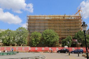 Obilazak radova na izgradnji Narodnog pozorišta