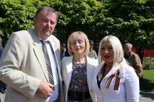 Polaganje venaca na Spomenik žrtvama fašizma